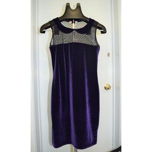 One & Only X Urban Renewal Purple Velvet Dress